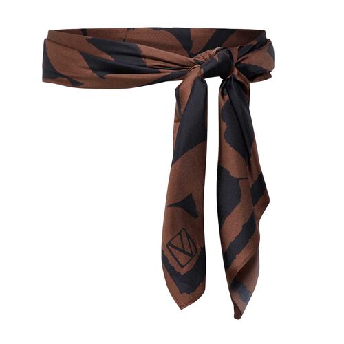 Veronika Maine Cocoa Gardenia Scarf